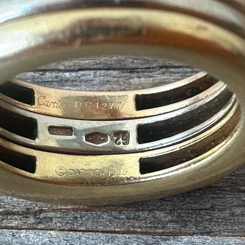 A Trinity ring, by Cartier