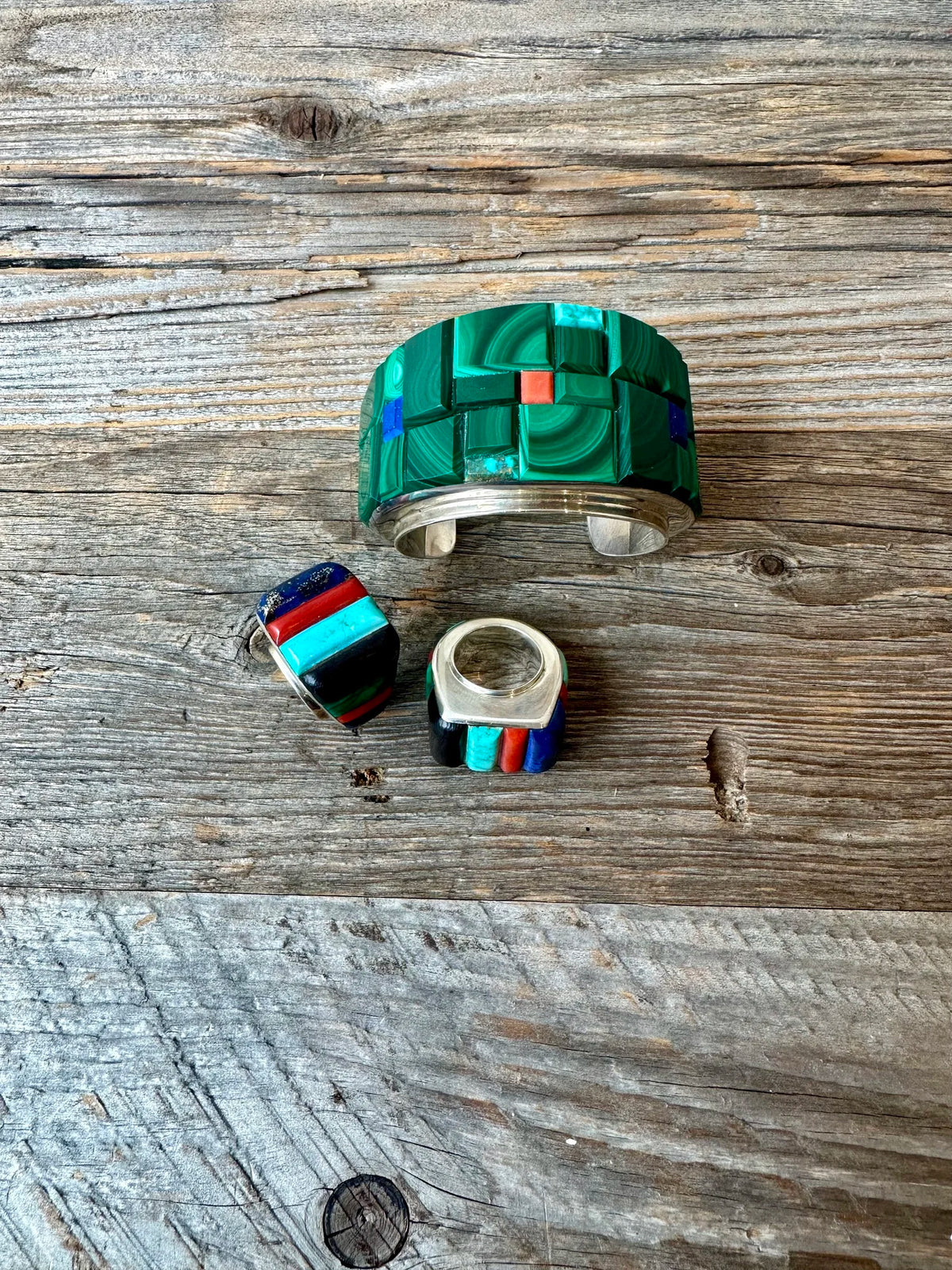 Americana rings and bangle