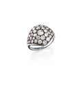 An Art Deco silver and diamond ring